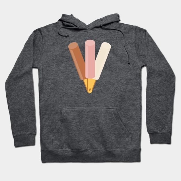 Mini Milk Icecreams Hoodie by MickeyEdwards